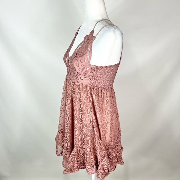 Free People FP One Adella Burnout Slip Dress Size Small - Picture 5 of 9